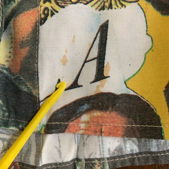 VTG MOSCHINO JEANS Men’s Size Medium Native American Print Button Down Shirt - Picture 8 of 12